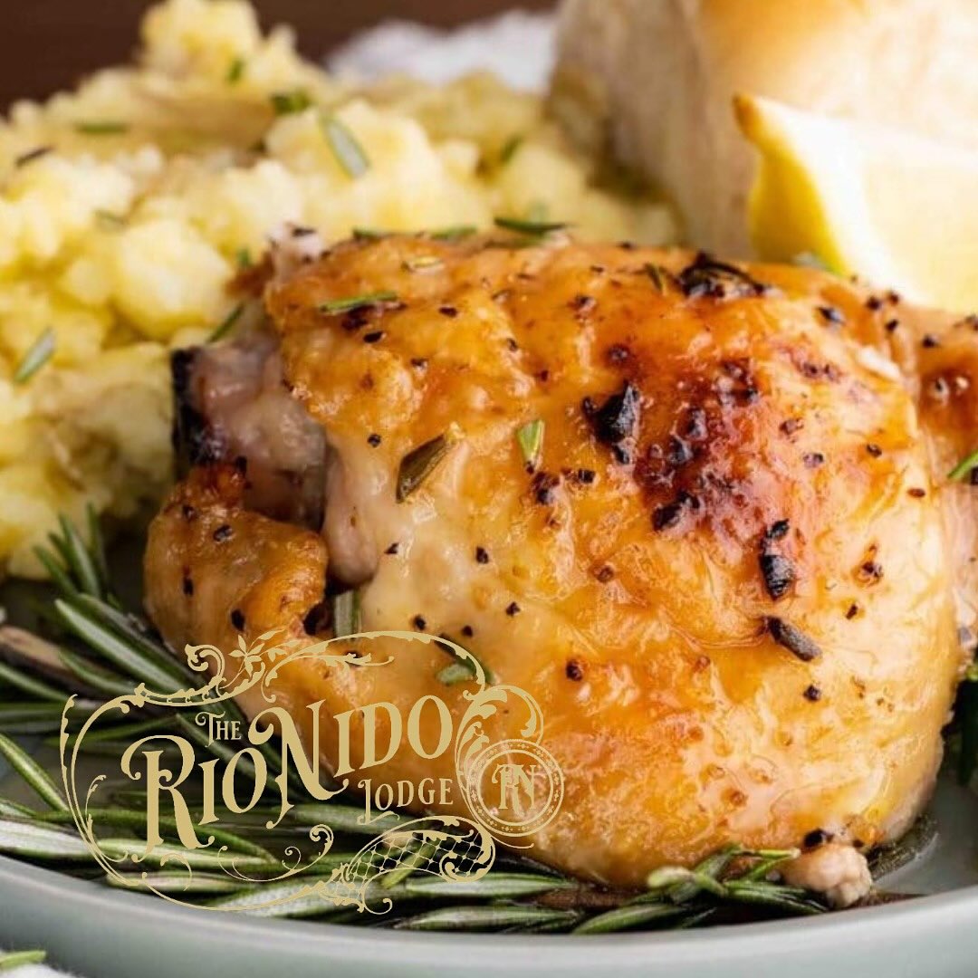 Presenting our Tuesday “Inn Keepers” Special, Roasted Citrus-Rosemary Chicken with Mashed Potatoes & a farm fresh side Kale Salad for $18.95
Pair with a newly stocked Beto, Harvest Gold Winning, Sauvignon Blanc.

Dinner service begins at 5:30 and goes until 10pm. Cheers! 🥂 🍁 
. . .
#RussianRiver #Guerneville #RioNido #California #SonomaCounty #staywithus #winecountry #travel #love #wine #food #visitcalifornia #redwoods #livemusic #love #fun #datenight #family #Tuesday
