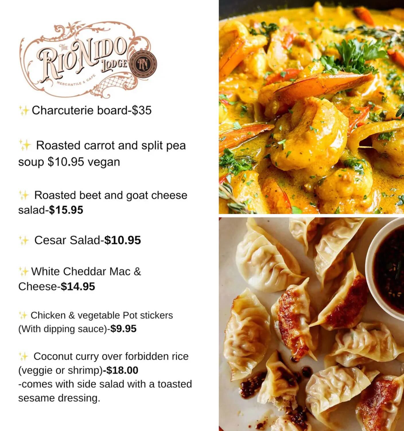 Join us tonight #tuesdaysupper @therionidolodge