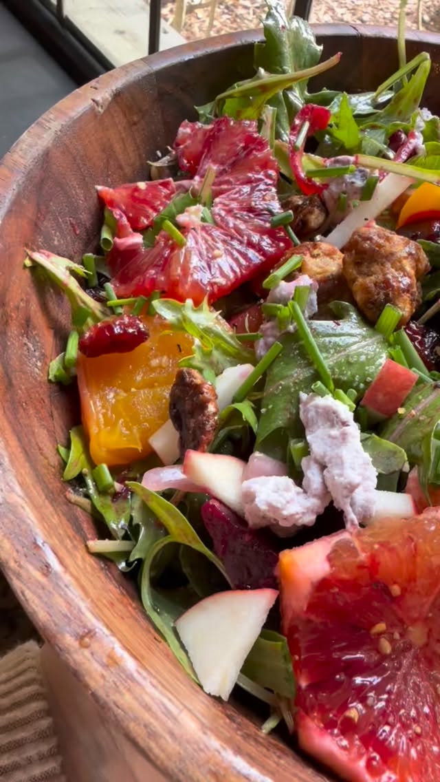 Our delicious healthy bursting with flavor roasted beet salad 

#beetsalad #healthiswealth #sonomacounty #rionido #foodie