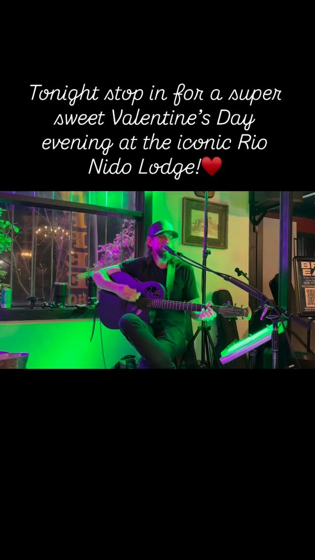 Join us this evening beginning at 6 PM for a decadent dinner menu along with lively music in our bar with Brandon!

#rionido #livemusic #travel #rionidolodge #valentinesday